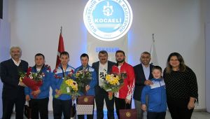 Altın çocuklara coşkulu karşılama