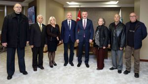 Başkan Büyükakın, DSP il yönetimini konuk etti