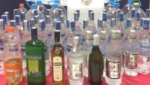 Gebze'de kaçak içki operasyonu!