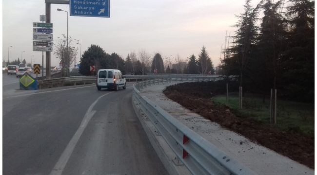 Yahya Kaptan Yonca Kavşağı’nda çevre düzenlemesine başlandı