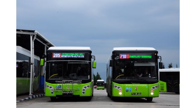 17 otobüs hattının sefer ve saatleri sömestr tatili boyunca değişti