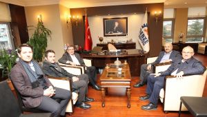 Başkan Büyükgöz’e ziyaretler sürüyor