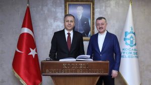 Büyükakın, Yerlikaya ve Aktaş’ı konuk etti