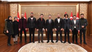 Gebze'nin Trabzonlu gençleri Vali Aksoy'a konuk oldu
