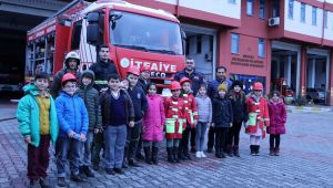 Geleceğin itfaiyecileri göreve hazır