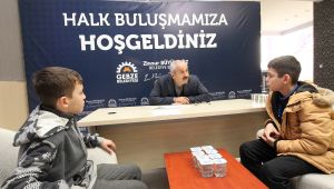 Gençler Başkan Büyükgöz’e danıştı