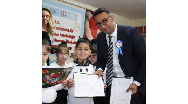 Gökhan Aktaş'ın ilk karne heyecanı