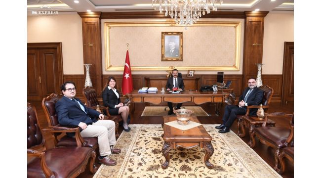 Goodyear Türkiye Genel Müdürü Sarıoğlu, Vali Aksoy'u ziyaret etti