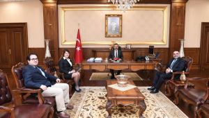 Goodyear Türkiye Genel Müdürü Sarıoğlu, Vali Aksoy'u ziyaret etti