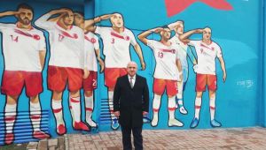 Milli Takım'ın asker selamı Darıca'daki trafoları süsledi