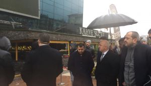 Muzaffer Bıyık olay yerine gitti