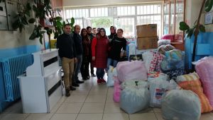 Osmangazi Ortaokulu'ndan Elazığ'a yardım