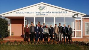 Şeker, Dilovası İMES OSB'yi ziyaret etti