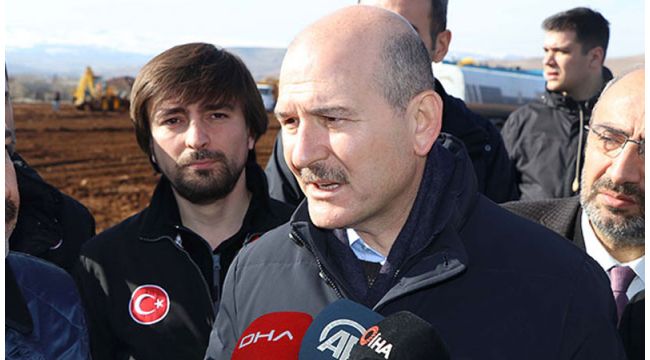Soylu'dan Elazığ'a yardım göndereceklere uyarı!