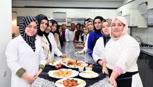 Aşçılık atölyesinde ustalar yetişiyor