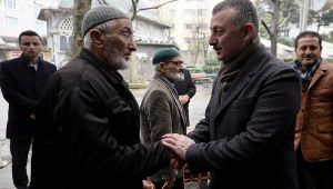 Başkan Büyükakın ,Cami cemaatiyle bir araya geldi