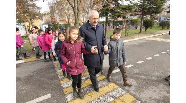 Başkan Büyükgöz Trafik Eğitim Okulu'nda