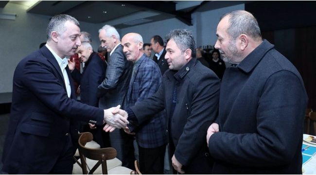 Büyükakın muhtarlarla buluştu