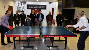 Çayırova Belediyesi masa tenisi turnuvası başladı