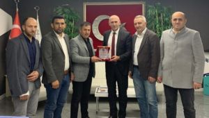 Dilovası Gümüşhaneliler Derneği'nden Şenel'e ziyaret