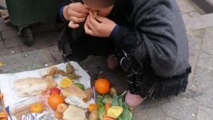 Duygu sömürüsü yapan dilenciye işlem