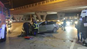 Gebze'de 4 araç birbirine girdi