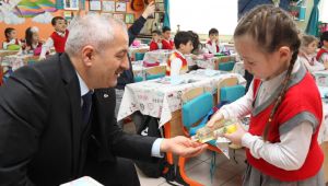 Güler ve Büyükgöz M. Alp Tiryakioğlu İlkokulu’nda