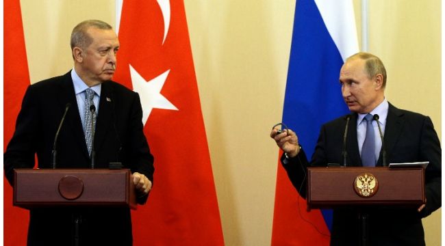 Hain saldırı sonrası Erdoğan ile Putin rejimin saldırısını görüştü