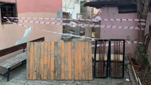 İnşattaki temel kayması nedeniyle 2 bina mühürlendi