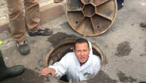 İSU Müdürü kanala indi