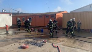 İtfaiye personeline hizmet içi eğitim