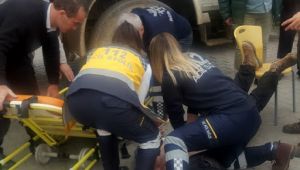 Kaza yapan tır şoförü kalp krizinden öldü