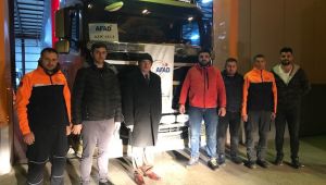 Kocaeli AFAD yardım tırı Elazığ'a gitti