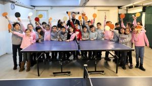 Masa tenisi kursuna öğrencilerden yoğun ilgi