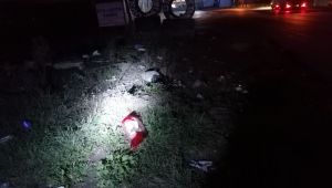 Otomobilin çarptığı bisikletli hayatını kaybetti