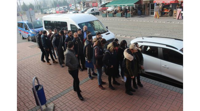PKK/KCK'nın eylem ve faaliyetlerine katıldıkları iddia edilen 9 kişi adliyede