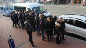 PKK/KCK'nın eylem ve faaliyetlerine katıldıkları iddia edilen 9 kişi adliyede