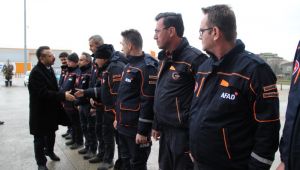 Vali Aksoy'dan AFAD'a tebrik ziyareti