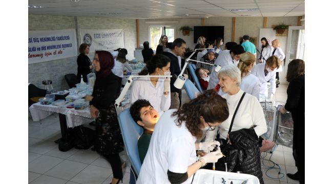 200 özel öğrenciye diş sağlığı taraması yapıldı