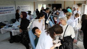 200 özel öğrenciye diş sağlığı taraması yapıldı