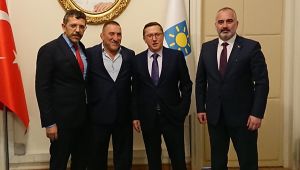 AK Partili belediye başkanından İYİ Parti grubuna ziyaret