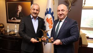 Başkan Büyükgöz’e konuk oldular