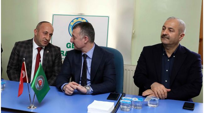 Büyükakın ve Büyükgöz, Ziraat Odasını ziyaret etti