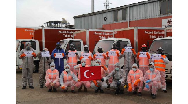 Korona şüphelisi atıkları İZAYDAŞ bertaraf ediyor