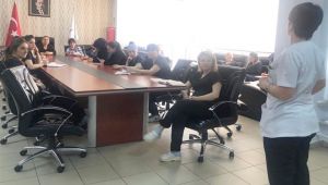 Darıca Farabi'de koronavirüs eğitimi verildi