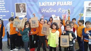 Darıcalı çocuklar Kitap Fuarı’nı çok sevdi