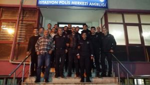 Darıcalı Ülkücülerden polislere gece ziyareti 