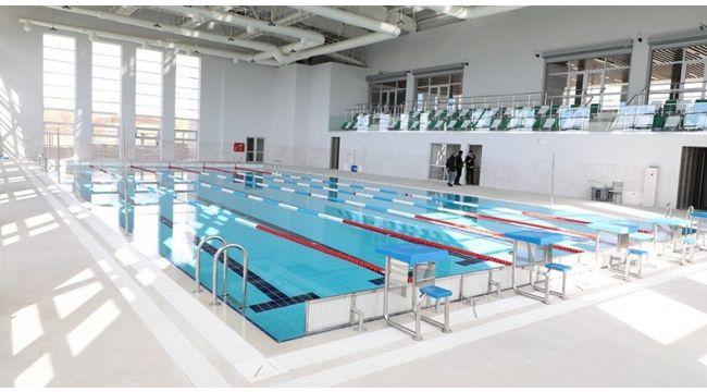 Dilovası yarı olimpik yüzme havuzu hizmete giriyor