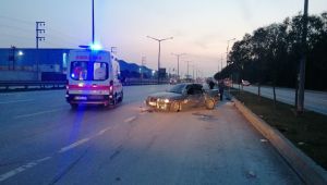 Gebze'de otomobil ile tır çarpıştı