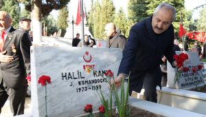 Gebze’de  şehitler için anma töreni düzenlendi